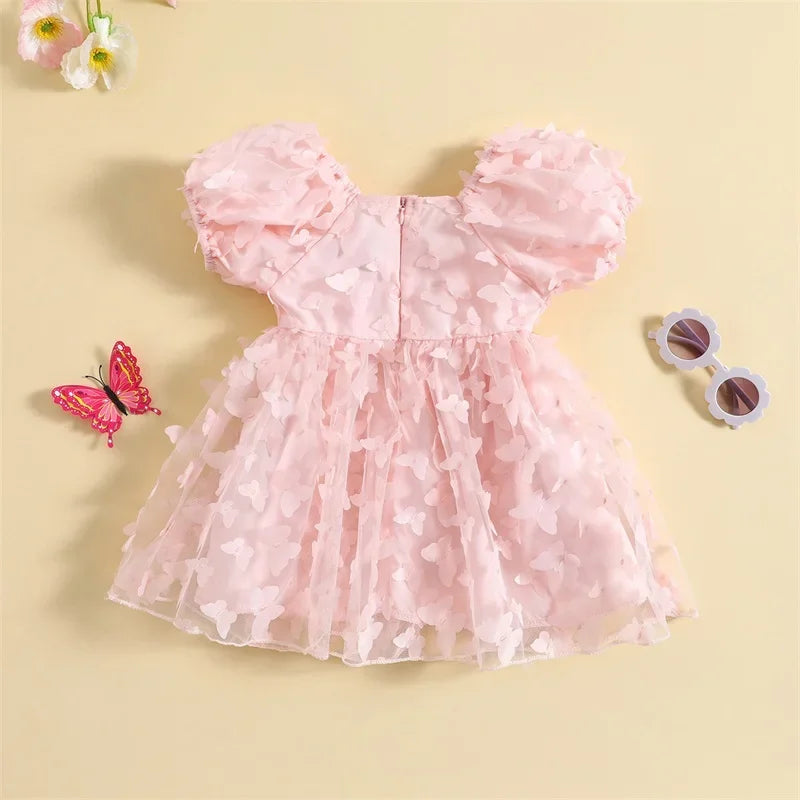 Cotton Candy Butterfly Dress